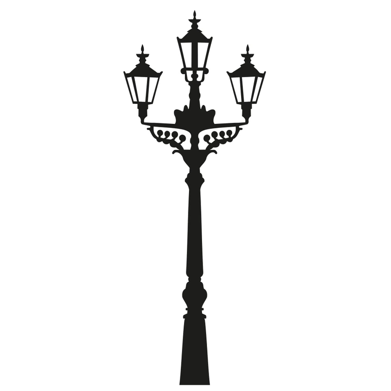 Wandtattoo Straßenlaterne 