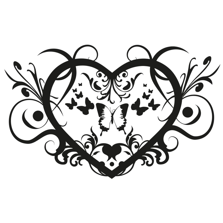 Wandtattoo Ornament Floralie 