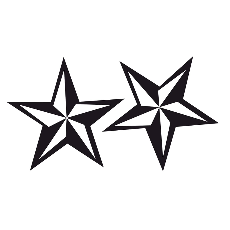 Nautical stars (set of 2) Wall sticker 