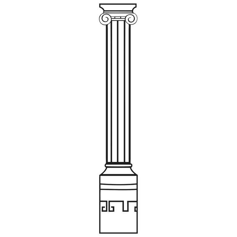 Wandtattoo Säule mit Muster 