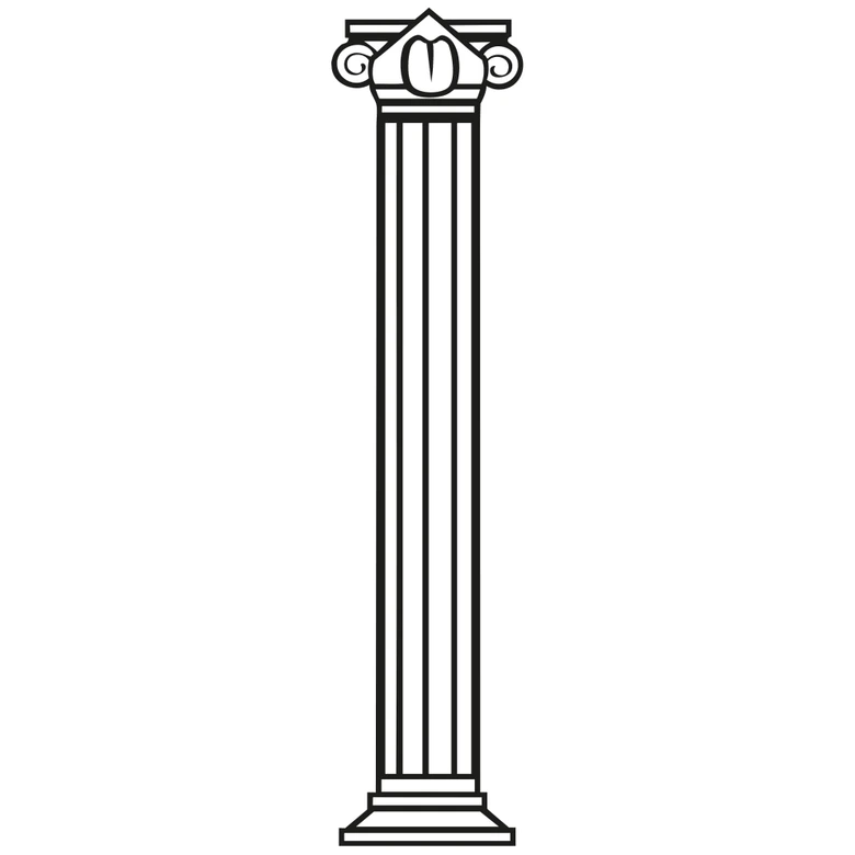 Wandtattoo Antike Säule 