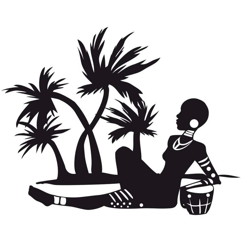 Wandtattoo African Beach 