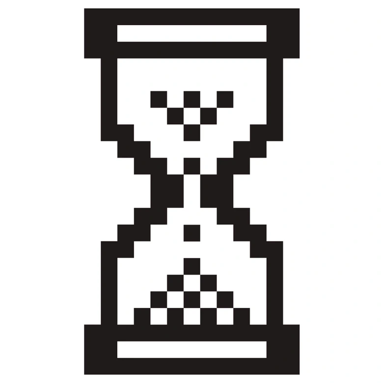Wandtattoo Sanduhr 