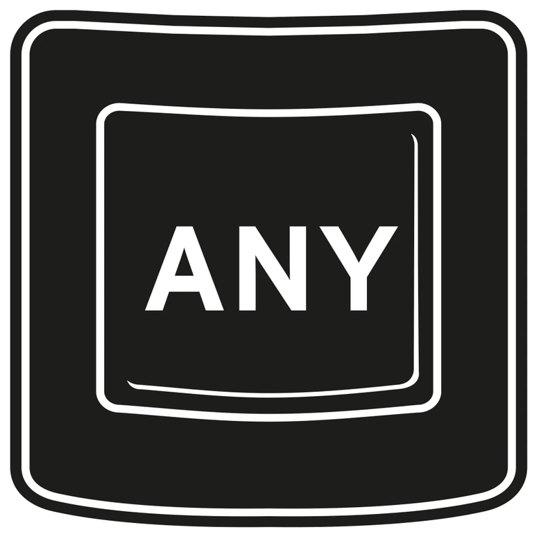 Wandtattoo Any Key 