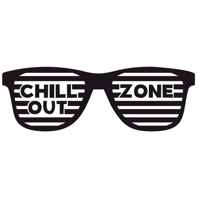 Muursticker Chillout Zone 4 