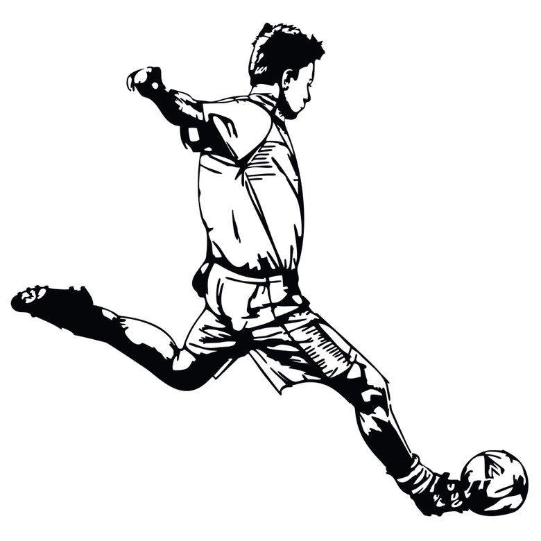 Wandtattoo Kicker 03 