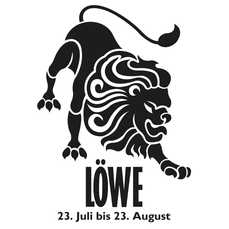 Wandtattoo Sternzeichen - Löwe 