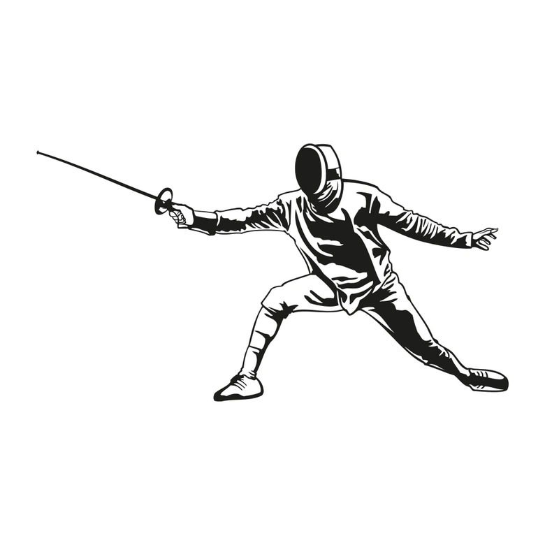 Fencer Wall sticker 