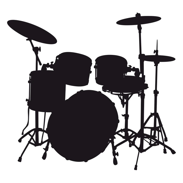 Wandtattoo Drums 