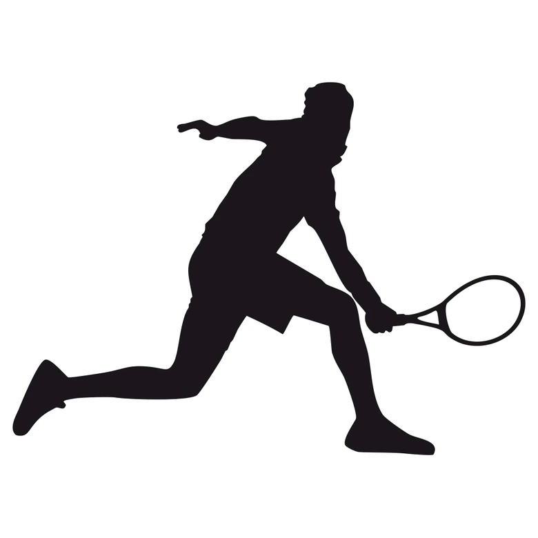 Wandtattoo Tennisspieler 02 