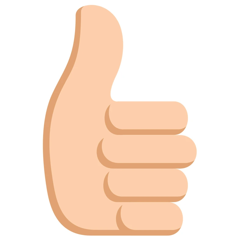 Wall Sticker Emoji Thumbs Up 