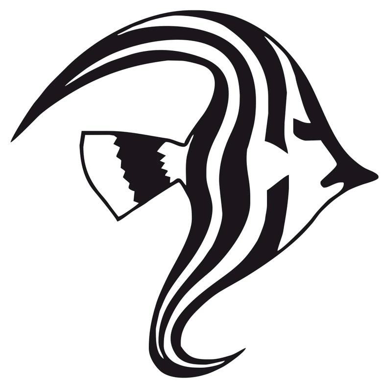 Sticker mural - Poisson 1 