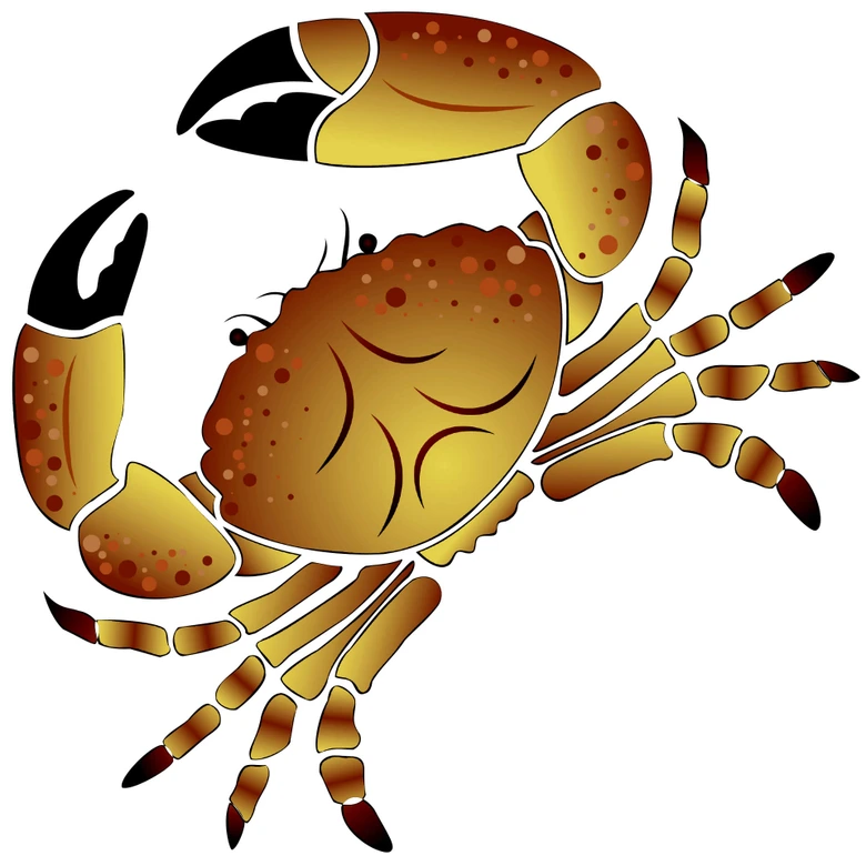 Sticker mural - Crabe 2 