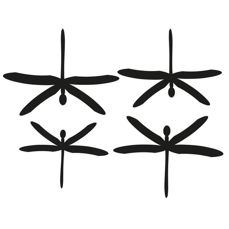 Muursticker set Libellen 