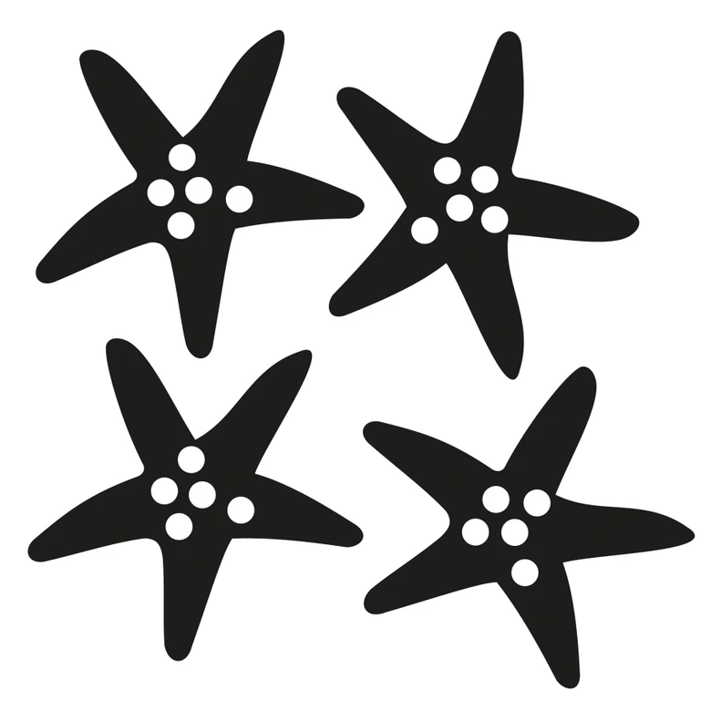 Sticker carrelage : Étoile de Mer 