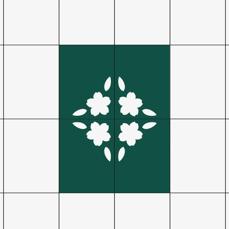 Tile decor: Ornament Wall sticker 