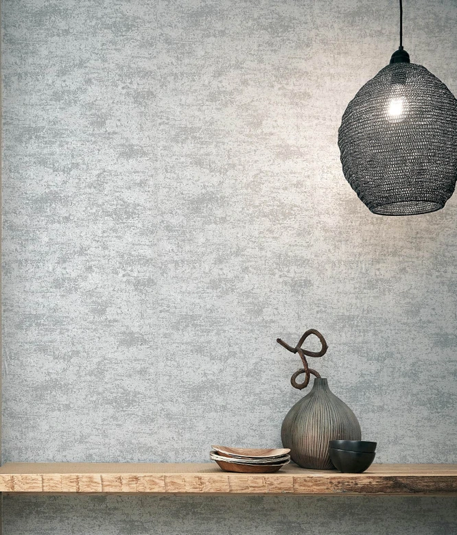 Icke-vävd tapet textur modern i grått  