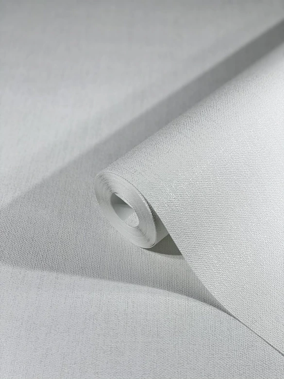 Papier peint intissé SCHÖNER-WOHNEN, papier peint uni blanc, nacre 