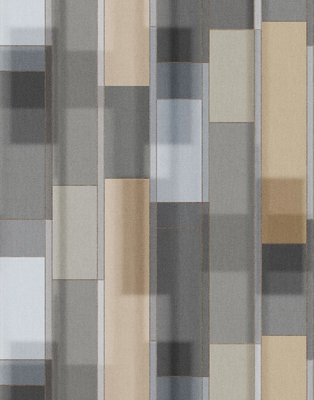 Papier peint beige à rayures pour le salon et la chambre 2,70 x 2,12 cm 