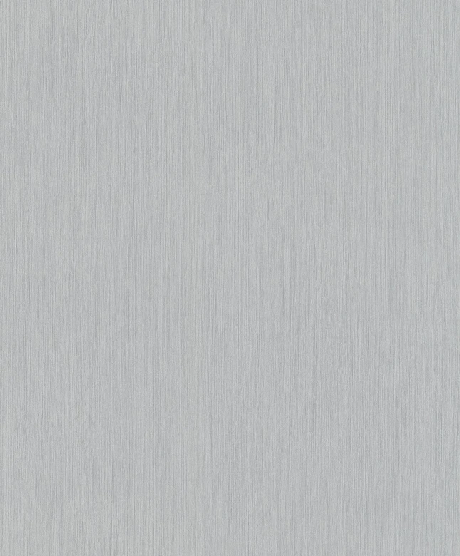 Vliestapete mit feinen Linien in Strié Optik grau Uni 