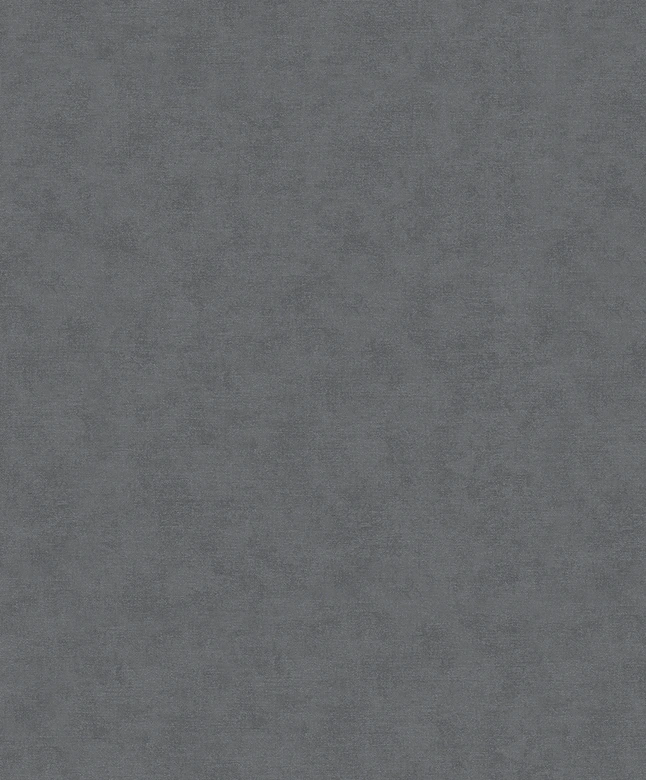 Papier peint intissé d'aspect et de texture monochromes modernes, uni anthracite 
