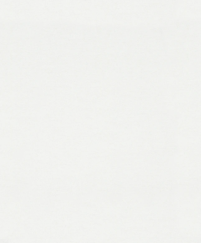 Papier peint intissé d'aspect et de texture modernes en blanc uni 