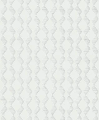 Papier peint intissé Graphique moderne en blanc  