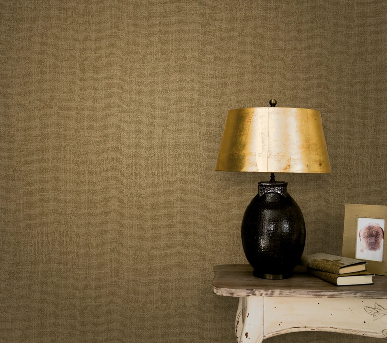Non-woven Textile Wallpaper Texture Brown Plain Texture  