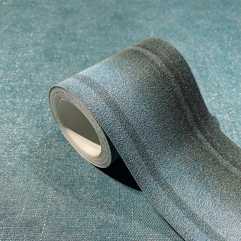 Bordüre in Blau mit Streifen für Wohnzimmer, Schlafzimmer 5,00 x 0,088 m 