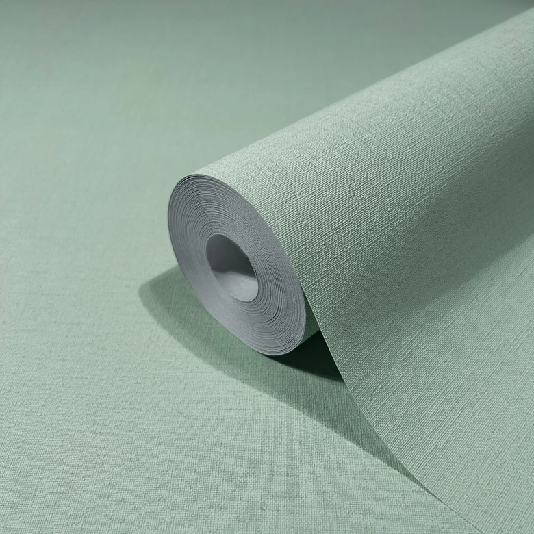 non-woven wallpaper green textile optics for living room bedroom office marburg wallpaper 