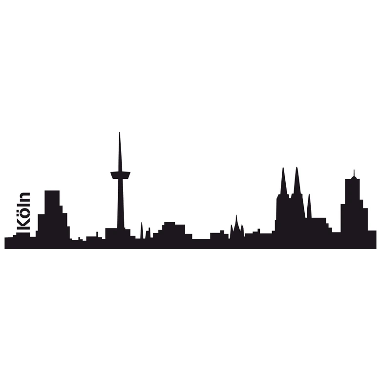Wandtattoo Köln Skyline 1 