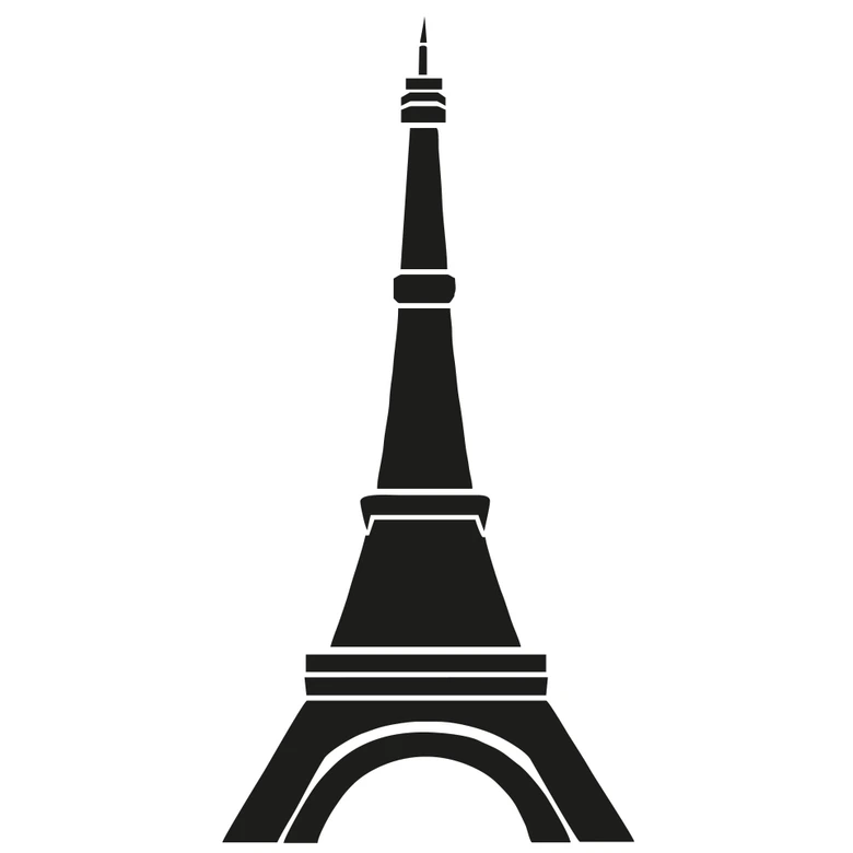 Wandtattoo Eiffelturm 