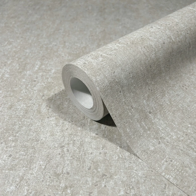 Vliestapete mit matter, leichter Struktur grau Betonoptik 
