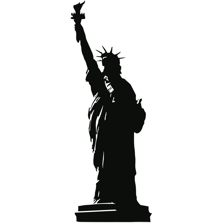 Wandtattoo Miss Liberty 