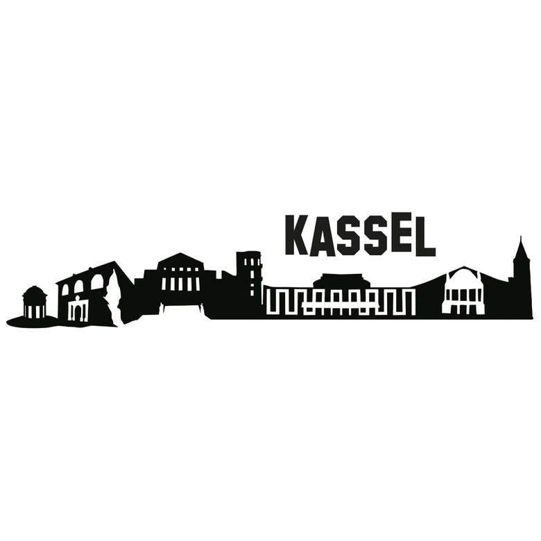 Wandtattoo Kassel Skyline 