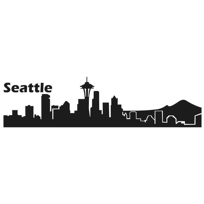 Wandtattoo Seattle Skyline 