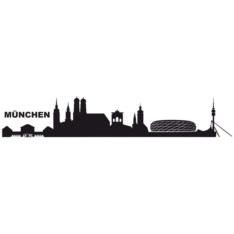 Sticker mural - Munich Skyline 
