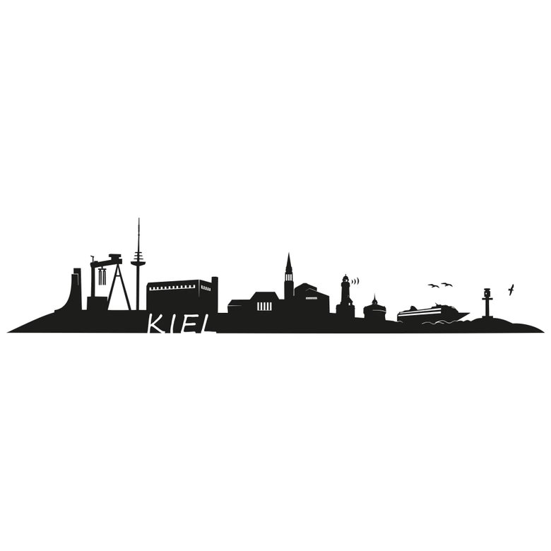 Wandtattoo Kiel Skyline 