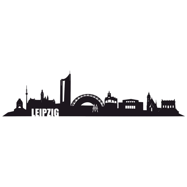 Wandtattoo Leipzig Skyline 