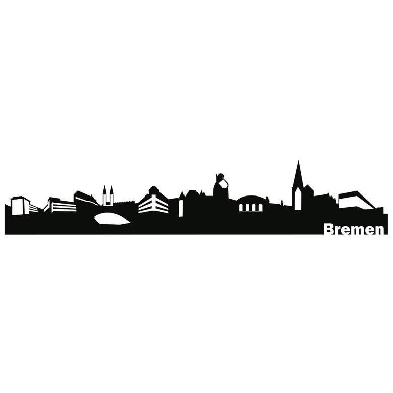 Wandtattoo Bremen Skyline 