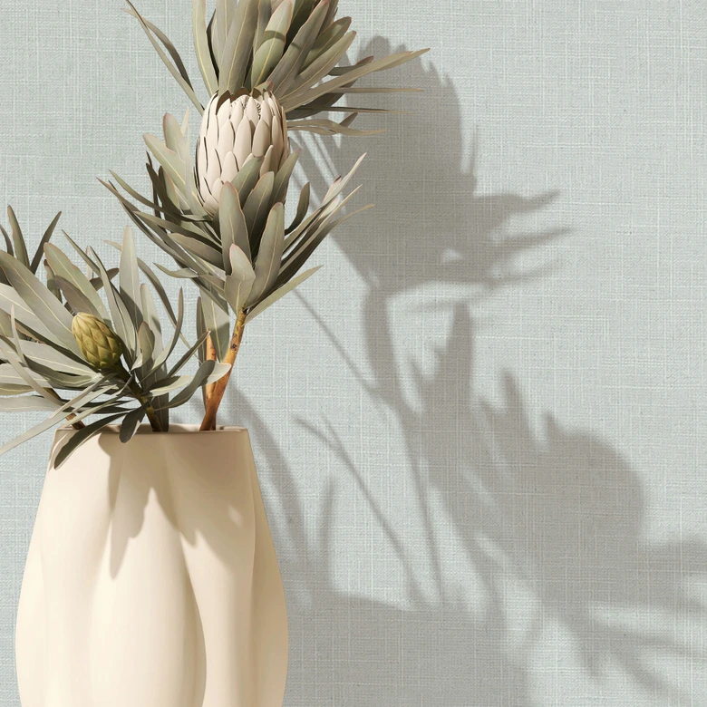 Tapeta z włókniny, teksturowana, gładka, nowoczesna, matowa, zielono-szara 