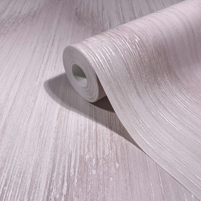 Vliestapete Streifen, Raute Streifen Modern in Rosa-Braun - Papis Loveday  