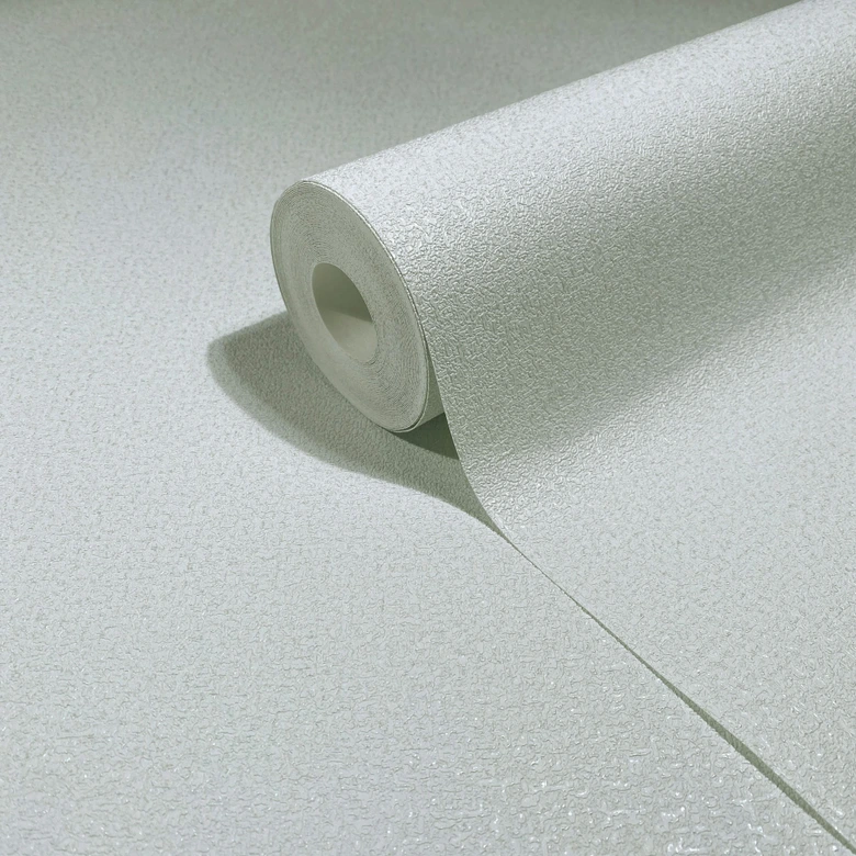 Vliestapete Putzstruktur Uni Modern in Grün - Papis Loveday 