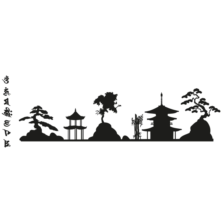Asia Skyline Wall sticker 