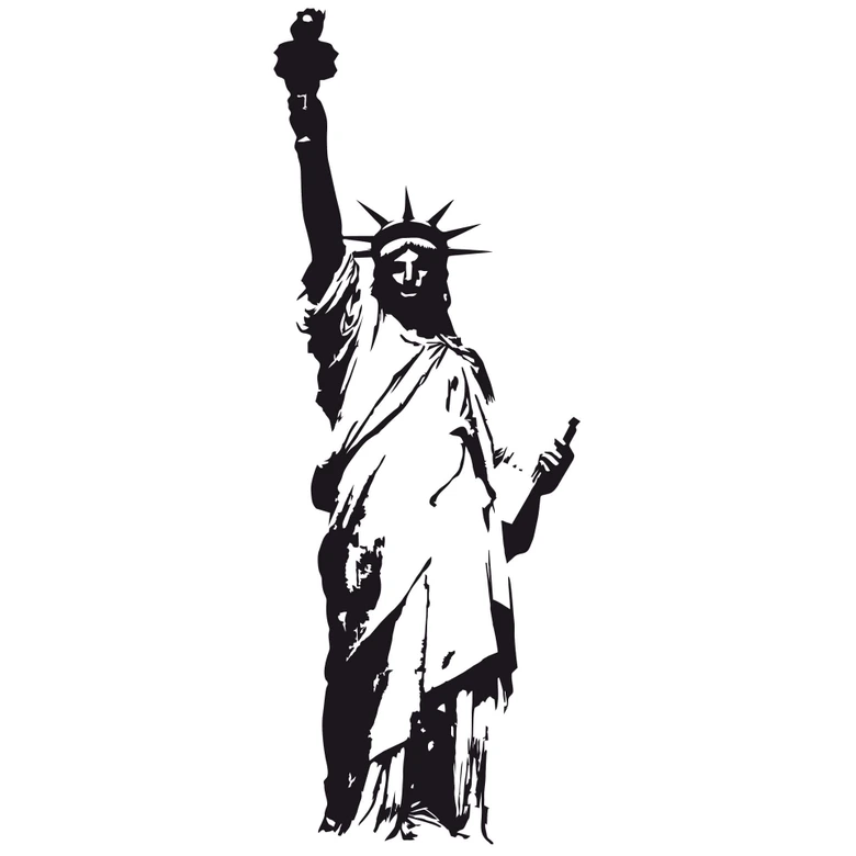 Sticker mural - Statue de la Liberté 2 
