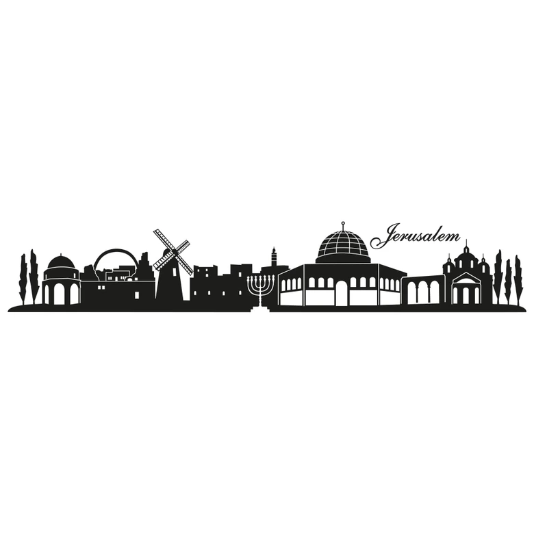 Wandtattoo Jerusalem Skyline 