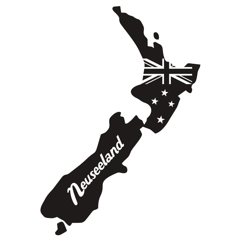 New Zealand Wall Sticker 