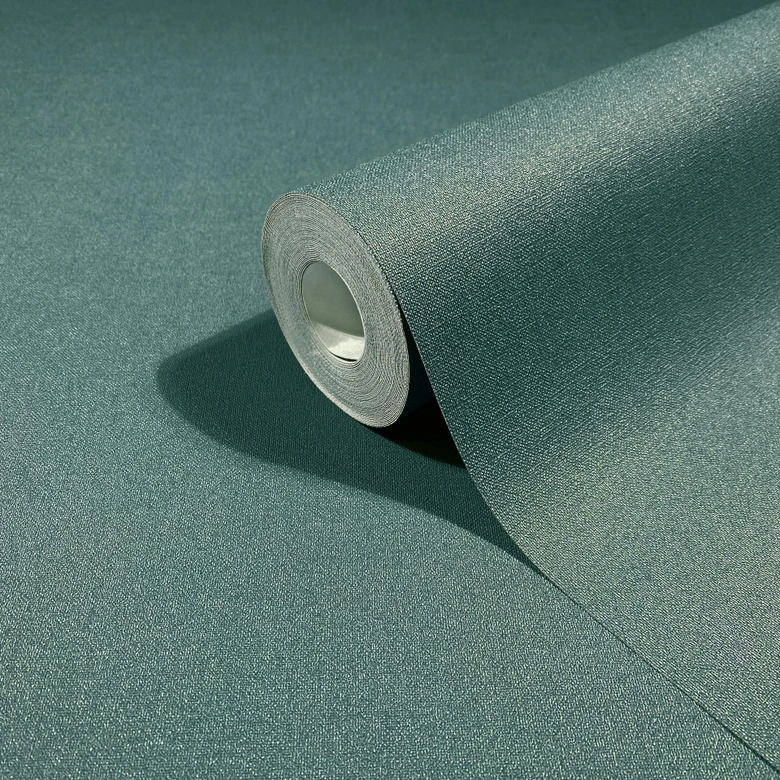 Vliestapete Betonoptik Uni Modern matt in Grün  