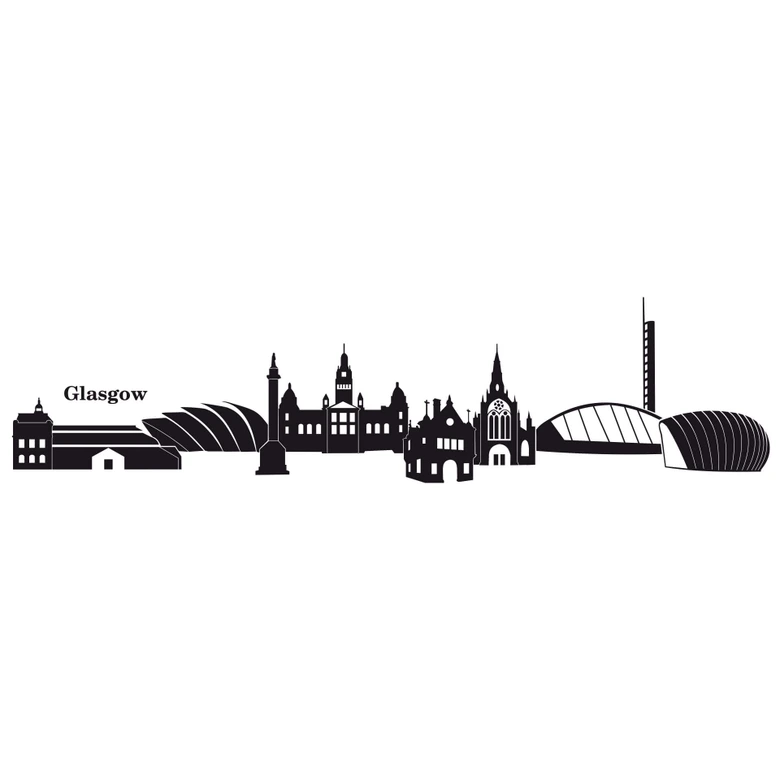 Wandtattoo Glasgow Skyline 
