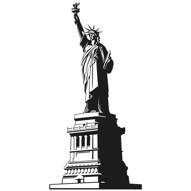 Wandtattoo Freiheitsstatue 